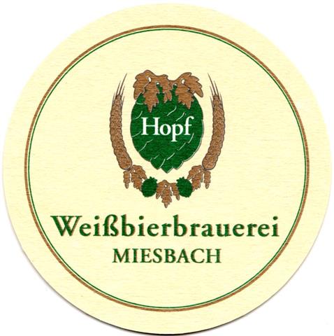 miesbach mb-by hopf rund 4ab (215-wappen o-weißbierbrauerei) 